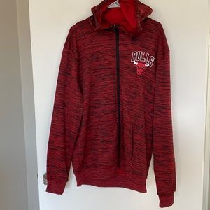 Chicago bulls nba light weight sport zip up hoodie